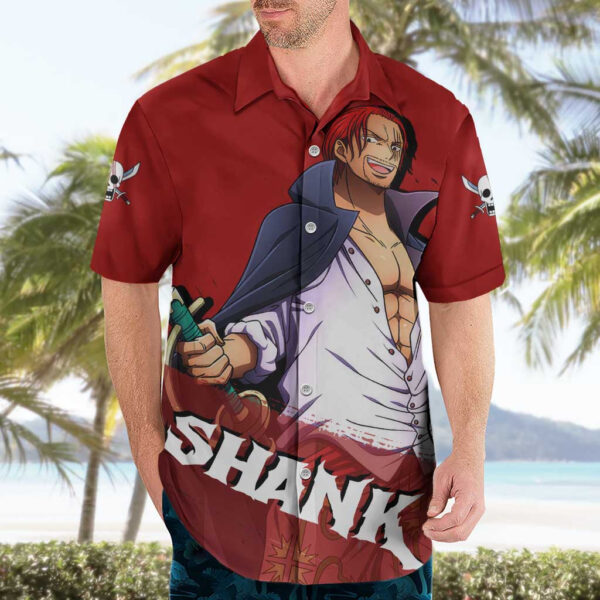 Chemise hawaïenne Empereur Shanks One Piece - Maison Otaku – Image 3