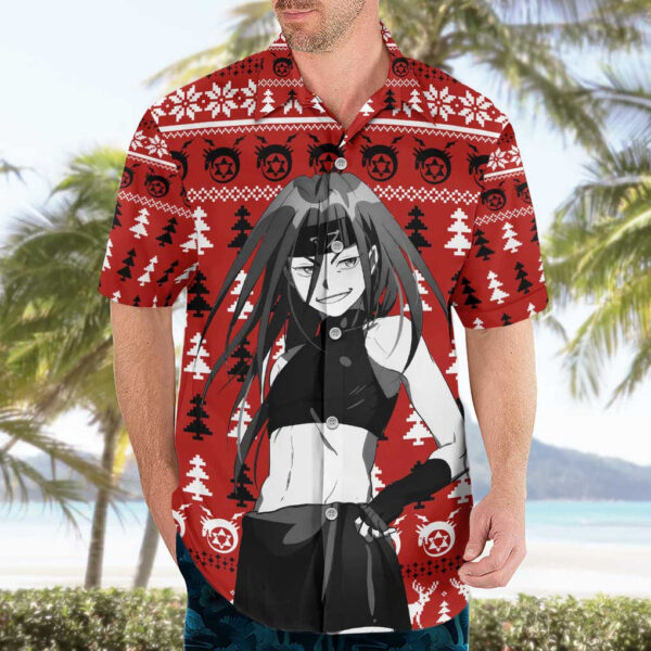 Chemise hawaïenne Envy Fullmetal Alchemist Noël - Maison Otaku – Image 3