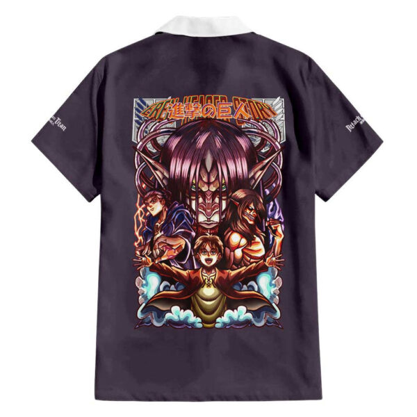 Chemise hawaïenne Histoire d’Eren Jäger L’Attaque des Titans - Maison Otaku – Image 2