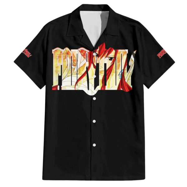 Chemise hawaïenne Erza Scarlet Fairy Tail - Maison Otaku