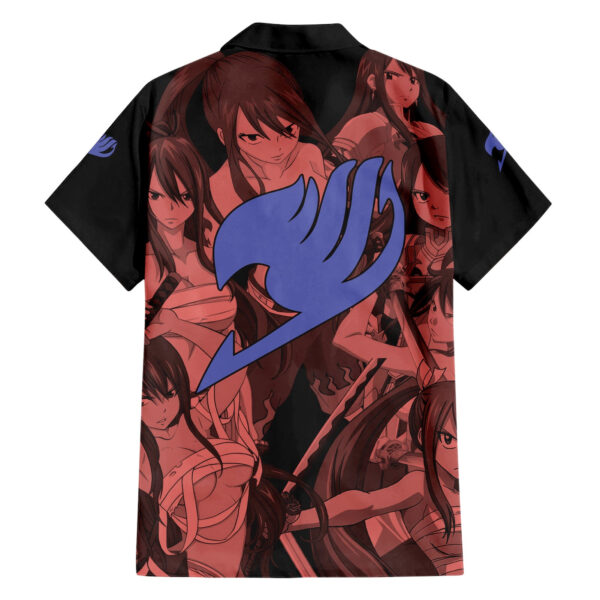 Chemise hawaïenne Erza Scarlet Fairy Tail style manga - Maison Otaku – Image 2