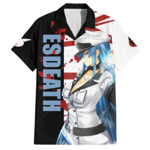 Chemise hawaïenne Esdeath Akame ga Kill - Maison Otaku