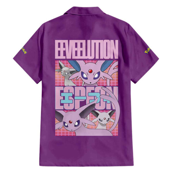Chemise hawaïenne Mentali (Espeon) Pokémon - Maison Otaku – Image 2