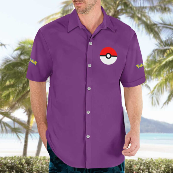Chemise hawaïenne Mentali (Espeon) Pokémon - Maison Otaku – Image 3