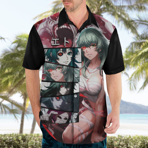Chemise hawaïenne Eto Tokyo Ghoul - Maison Otaku – Image 3
