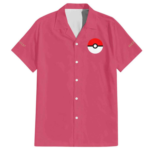 Chemise hawaïenne Pokémon type Fée - Maison Otaku