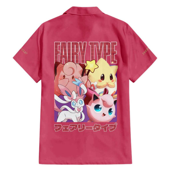 Chemise hawaïenne Pokémon type Fée - Maison Otaku – Image 2