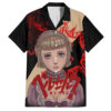 Chemise hawaïenne Farnese de Vandimion Berserk sang noir - Maison Otaku