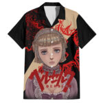 Chemise hawaïenne Farnese de Vandimion Berserk sang noir – Maison Otaku