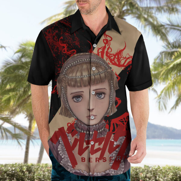 Chemise hawaïenne Farnese de Vandimion Berserk sang noir - Maison Otaku – Image 3