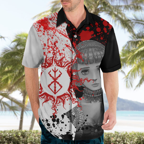 Chemise hawaïenne Farnese de Vandimion Berserk style sanglant - Maison Otaku – Image 3