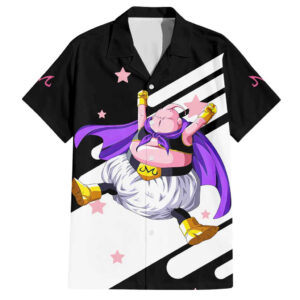 Chemise hawaïenne Buu Gros Dragon Ball style animé - Maison Otaku