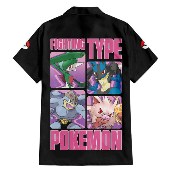 Chemise hawaïenne Pokémon type Combat - Maison Otaku – Image 2