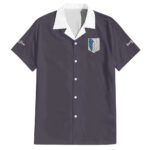 Chemise hawaïenne Chapitre Final L’Attaque des Titans – Maison Otaku