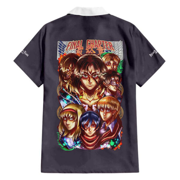 Chemise hawaïenne Chapitre Final L’Attaque des Titans - Maison Otaku – Image 2