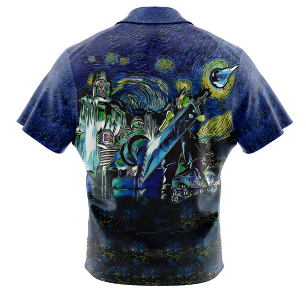 Chemise hawaïenne Nuit étoilée Midgar Final Fantasy 7 - Maison Otaku – Image 2