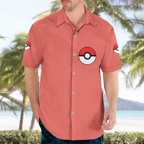 Chemise hawaïenne Pokémon type Feu - Maison Otaku – Image 3
