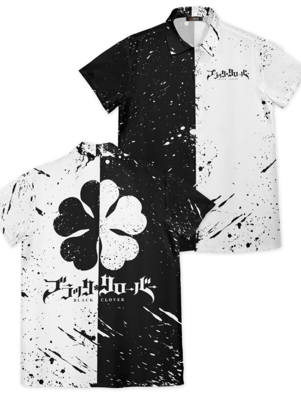 Chemise hawaïenne Trèfle à cinq feuilles - Maison Otaku