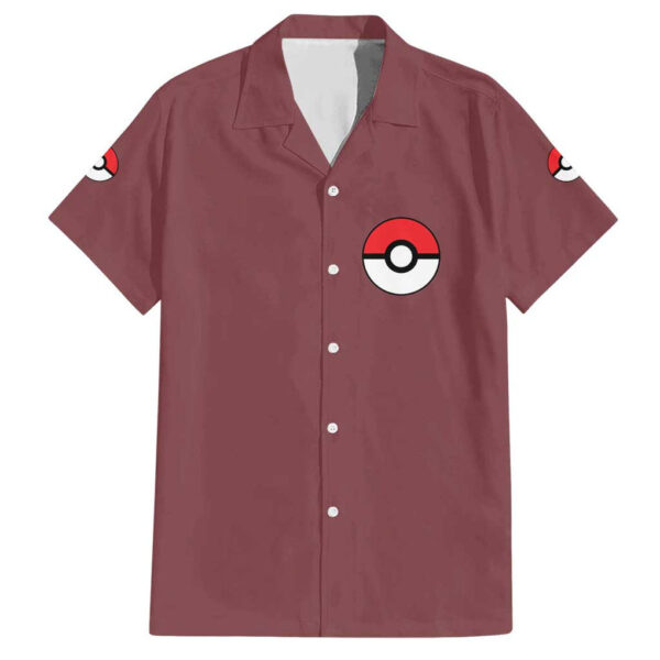 Chemise hawaïenne Pyroli (Flareon) Pokémon - Maison Otaku