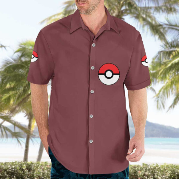 Chemise hawaïenne Pyroli (Flareon) Pokémon - Maison Otaku – Image 3