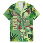 Chemise hawaïenne Flygon Pokémon – Maison Otaku