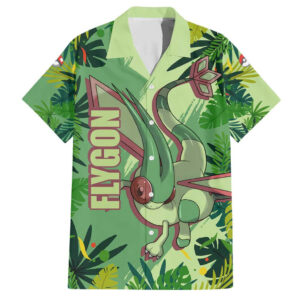 Chemise hawaïenne Flygon Pokémon - Maison Otaku