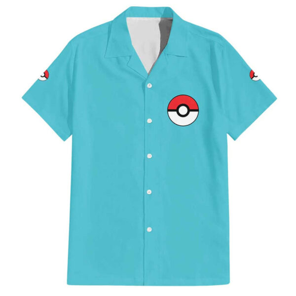 Chemise hawaïenne Pokémon type Vol - Maison Otaku