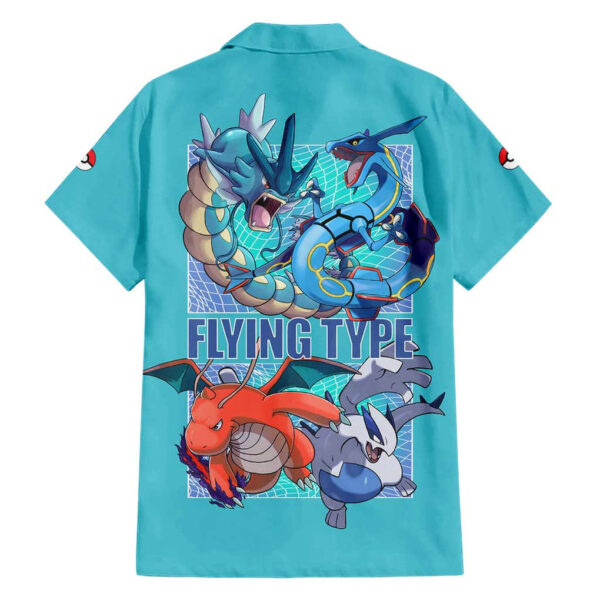 Chemise hawaïenne Pokémon type Vol - Maison Otaku – Image 2