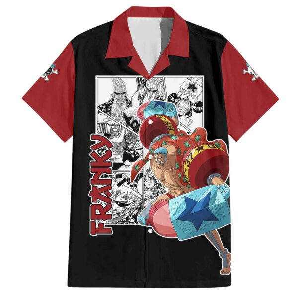 Chemise hawaïenne Franky One Piece style manga - Maison Otaku