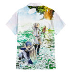 Chemise hawaïenne Frieren – champ fleuri – Maison Otaku