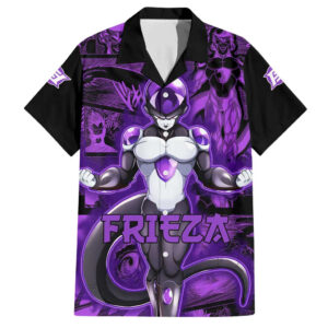 Chemise hawaïenne Freezer Dragon Ball motif manga - Maison Otaku