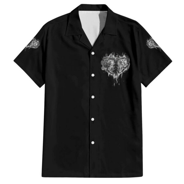 Chemise hawaïenne Couple "Premier baiser, dernier souffle" - Maison Otaku – Image 2