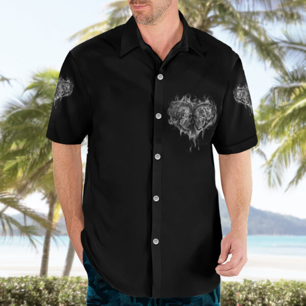 Chemise hawaïenne Couple "Premier baiser, dernier souffle" - Maison Otaku – Image 3