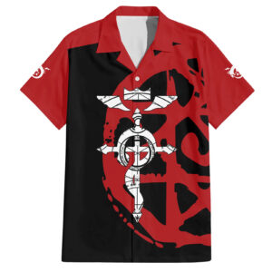 Chemise hawaïenne Fullmetal Alchemist - Maison Otaku