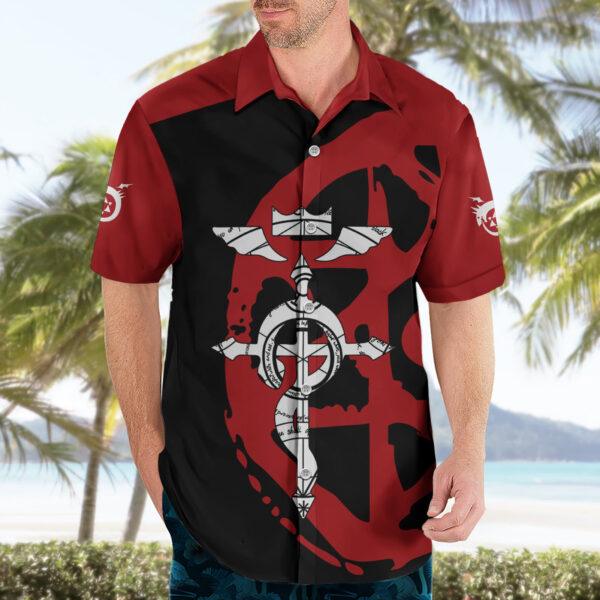Chemise hawaïenne Fullmetal Alchemist - Maison Otaku – Image 3
