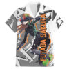 Chemise hawaïenne Futaba Sakura Persona style cyber manga - Maison Otaku
