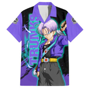 Chemise hawaïenne Trunks du Futur Dragon Ball - Maison Otaku