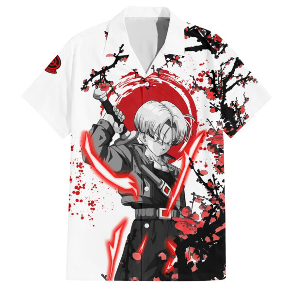 Chemise hawaïenne Trunks du Futur style japonais - Maison Otaku