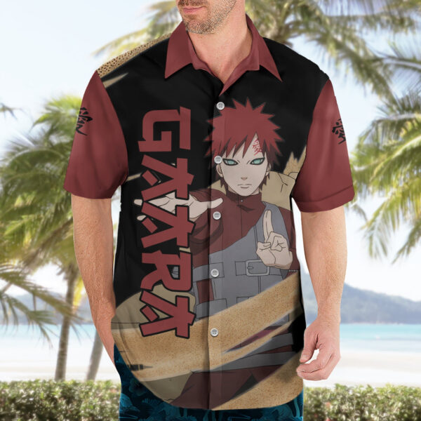 Chemise hawaïenne Gaara - Maison Otaku – Image 3