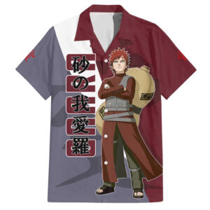 Chemise hawaïenne Gaara Naruto - Maison Otaku
