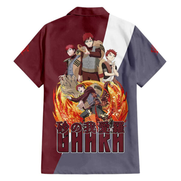 Chemise hawaïenne Gaara Naruto - Maison Otaku – Image 2