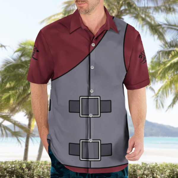 Chemise hawaïenne Gaara uniforme - Maison Otaku – Image 3