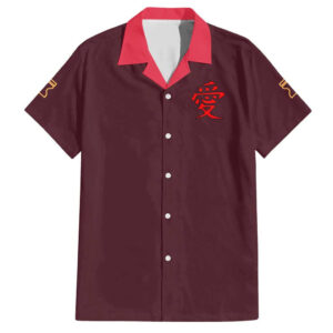 Chemise hawaïenne Gaara V2 Naruto style japonais - Maison Otaku