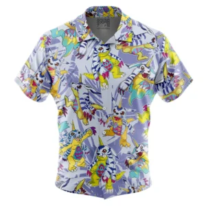 Chemise hawaïenne Gabumon - Maison Otaku