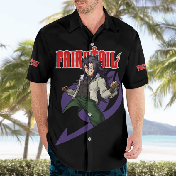 Chemise hawaïenne Gajeel Redfox Fairy Tail - Maison Otaku – Image 3