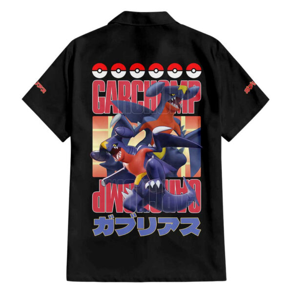 Chemise hawaïenne Carchacrok Pokémon - Maison Otaku – Image 2