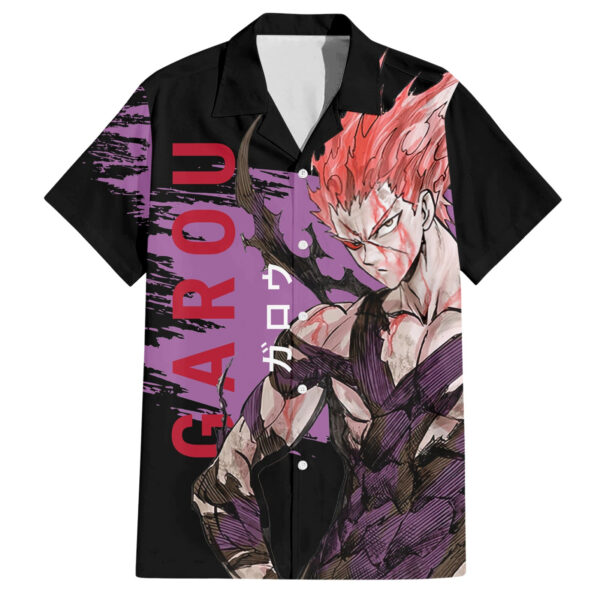 Chemise hawaïenne Garou One Punch Man - Maison Otaku