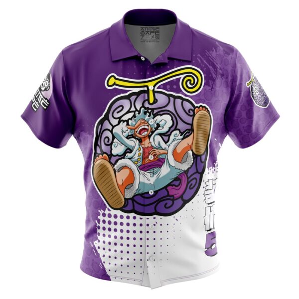 Chemise hawaïenne Luffy Gear 5 V4 - Maison Otaku