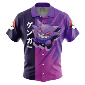 Chemise hawaïenne Attaque Ectoplasma Pokémon - Maison Otaku