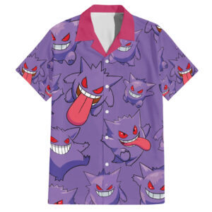 Chemise hawaïenne Ectoplasma style vêtements motif - Maison Otaku